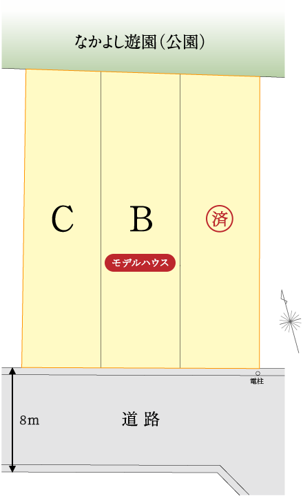 区画図 クレアテラス一宮緑